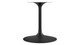 Tulip Marble Dining Table - 78" Oval, Black Base