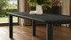 Rowan Extendable Dining Table, 104" Black