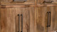 Anna 70" Solid Wood Sideboard, Light Walnut