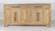 Anna 70" Solid Wood Sideboard, Natural