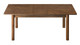 Elmora Extendable Dining Table, 75" Walnut
