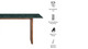 Valdora Marble Dining Table, 60" Walnut