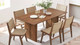 Valdora Wood Dining Table, 72" Walnut