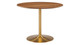 Liora Wood Dining Table - 40", Walnut Gold