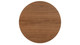 Liora Wood Dining Table - 40", Walnut Black