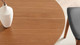 Liora Wood Dining Table - 40", Walnut Black