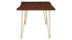 Oakridge Acacia Dining Table - 60", Walnut Gold