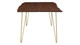 Oakridge Acacia Dining Table - 74", Walnut Gold