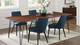 Oakridge Acacia Dining Table - 96", Walnut Black