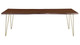 Oakridge Acacia Dining Table - 96", Walnut Gold