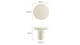 Treston Round Dining Table - 40", White