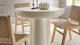 Treston Round Dining Table - 40", White