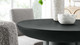Treston Round Dining Table - 40", Black