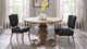 Norwood Pedestal Dining Table, 47" Brown
