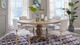 Norwood Pedestal Dining Table, 71" Brown
