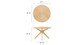Verona Round Dining Table, 47" Oak