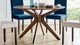 Verona Round Dining Table, 47" Walnut