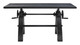Ironcrest Adjustable Dining Table, 60" Black