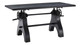 Ironcrest Adjustable Dining Table, 60" Black
