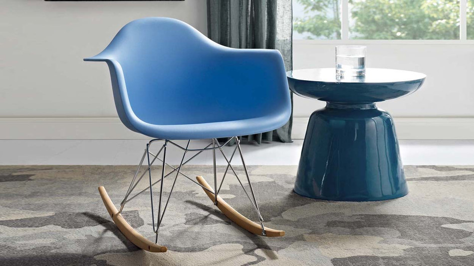 Rady アイリスフラワー バスチェアバスボウル ブルー Eiffel Rocker Chair, Blue