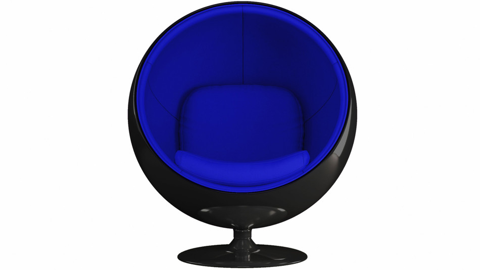 Globe Chair,  Black Shell