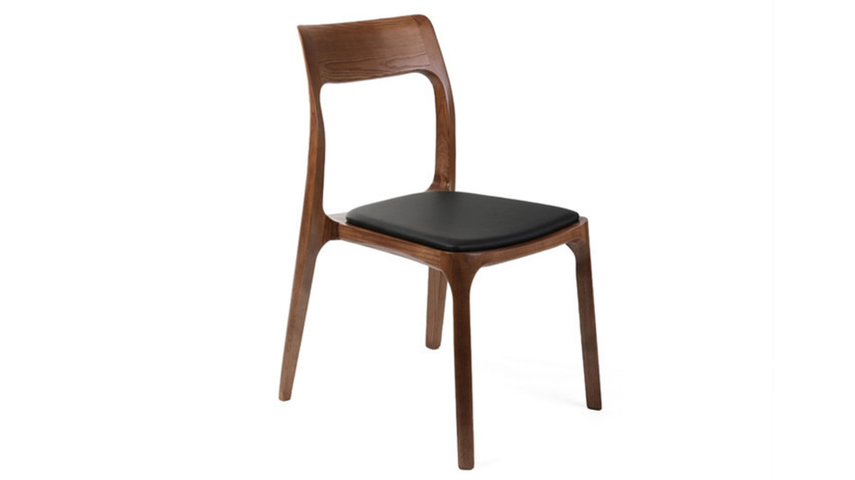 H Dining Chair, Walnut