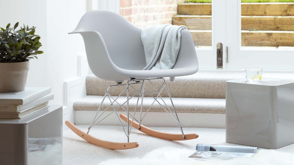 Eiffel Rocker Chair, Gray