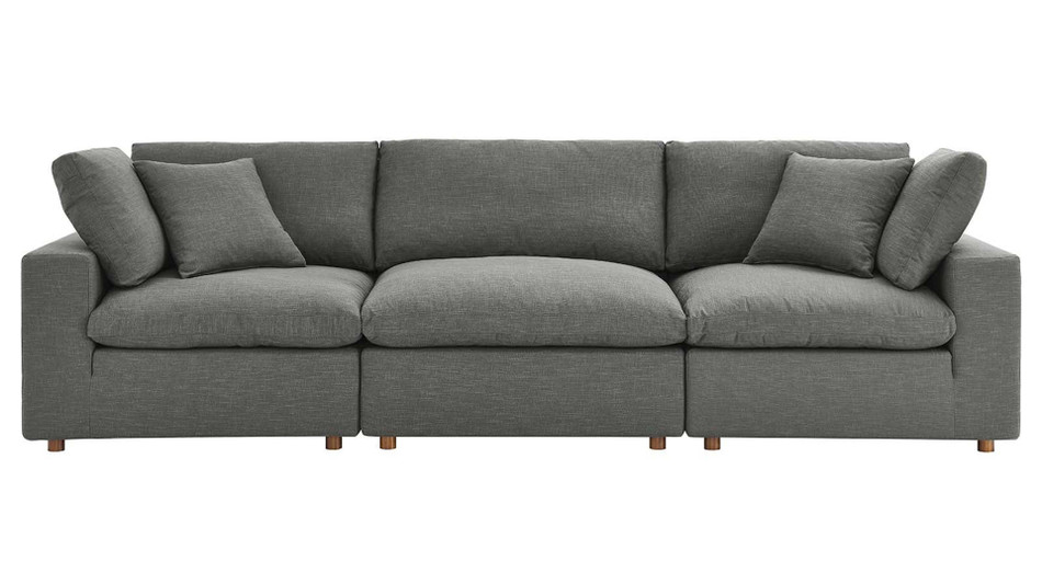 Haven 3 Seater Sectional Sofa, Gray