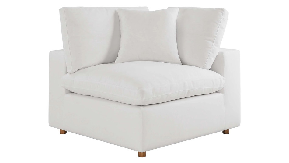 Haven 3 Seater Sectional Sofa, White