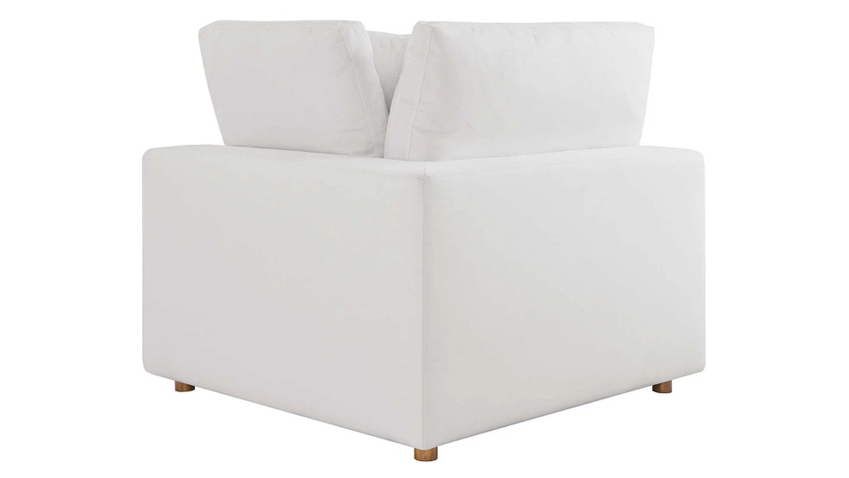 Haven 3 Seater Sectional Sofa With Ottoman, White