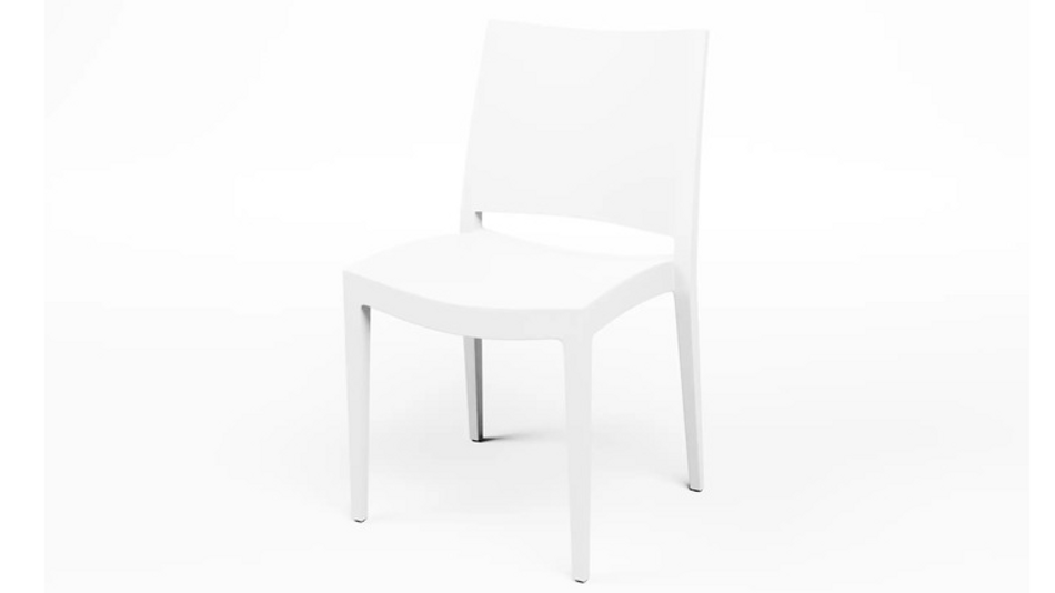 Omni Dining Chair, White