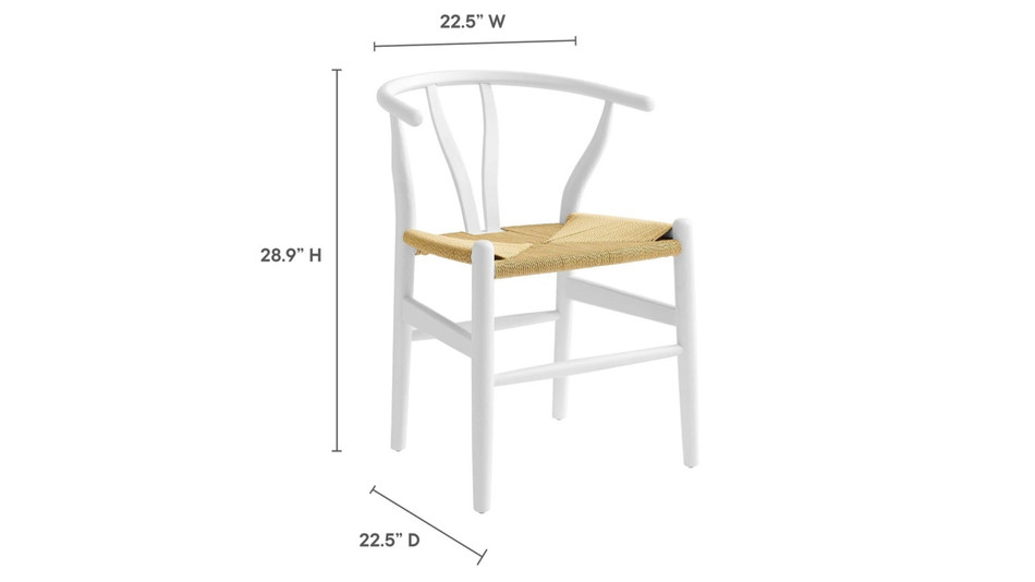 Y Dining Chair, White