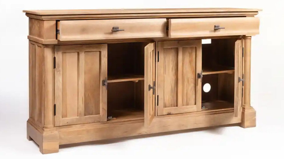 Padova 70" Solid Wood Sideboard, Natural