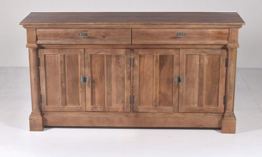 Norwick 70" Solid Wood Sideboard, Light Walnut