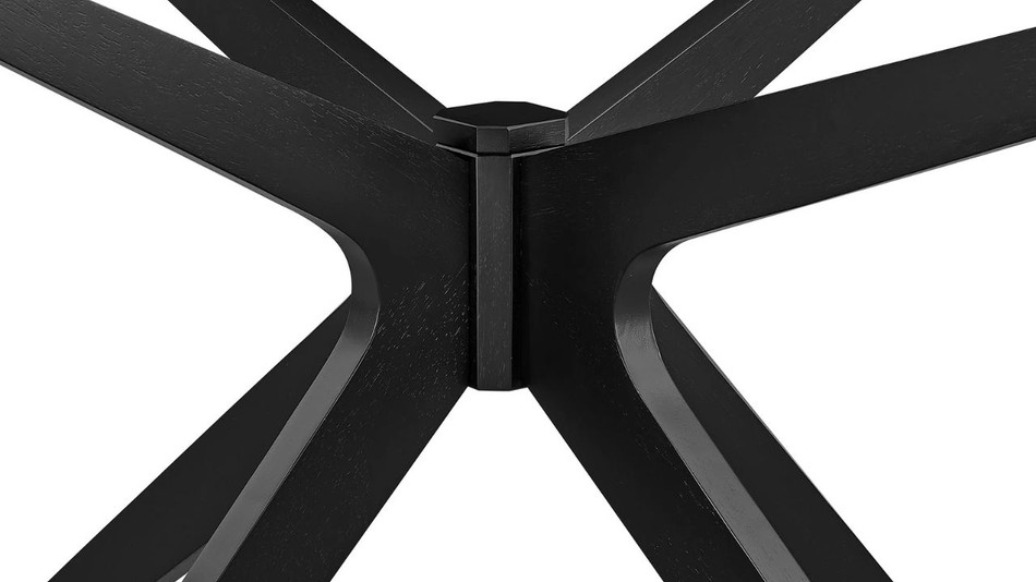Verona Oval Dining Table, 63" Black