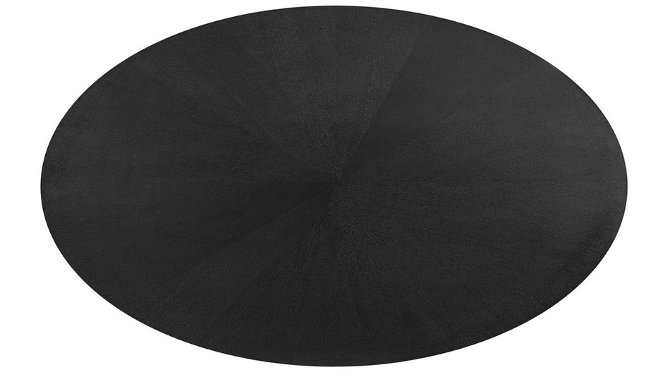 Verona Oval Dining Table, 71" Black