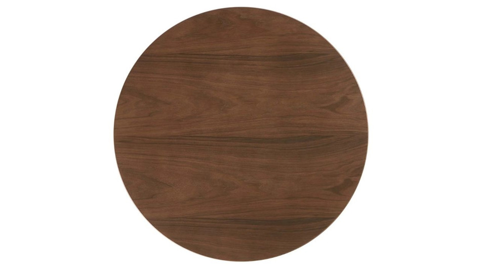 Tulip Wood Top Dining Table, 36" Round Walnut