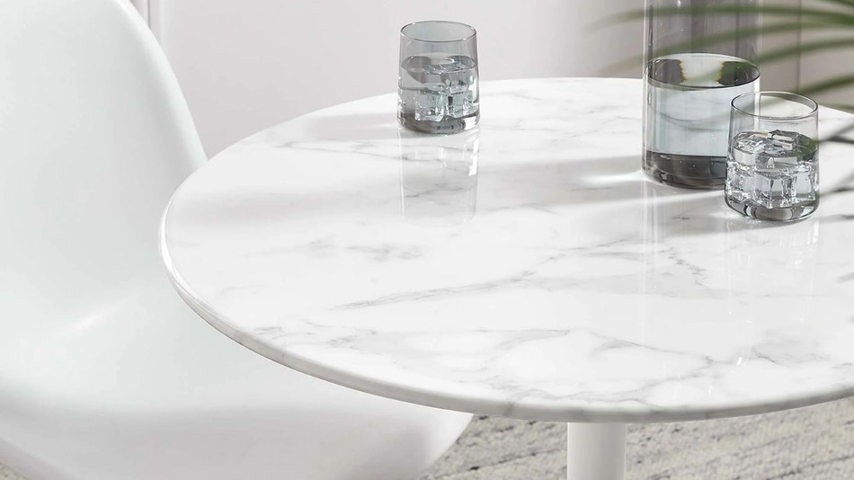 Tulip Marble Dining Table - 28" Round