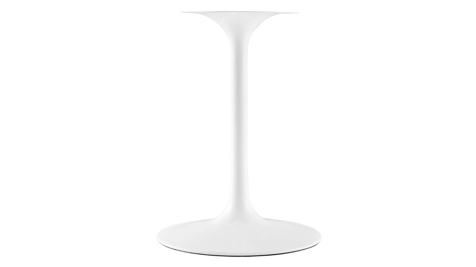 Tulip Marble Dining Table - 28" Round White Base