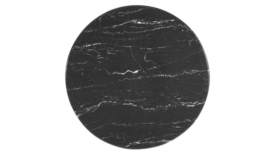 Tulip Marble Dining Table - 28" Round White Base