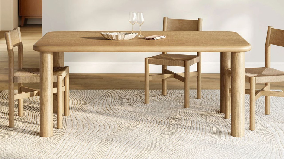 Rowan Dining Table, 72" Oak