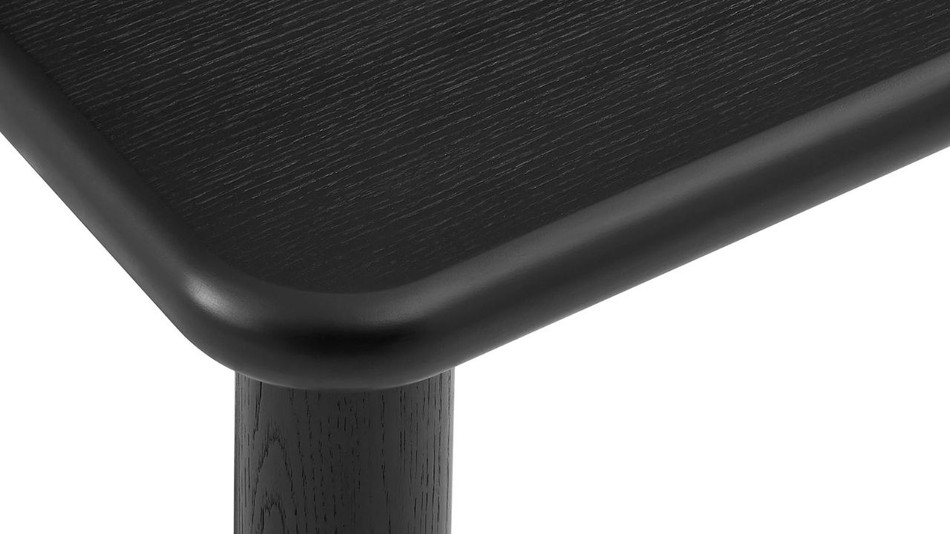 Rowan Dining Table, 72" Black