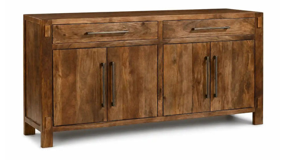 Anna 70" Solid Wood Sideboard, Walnut
