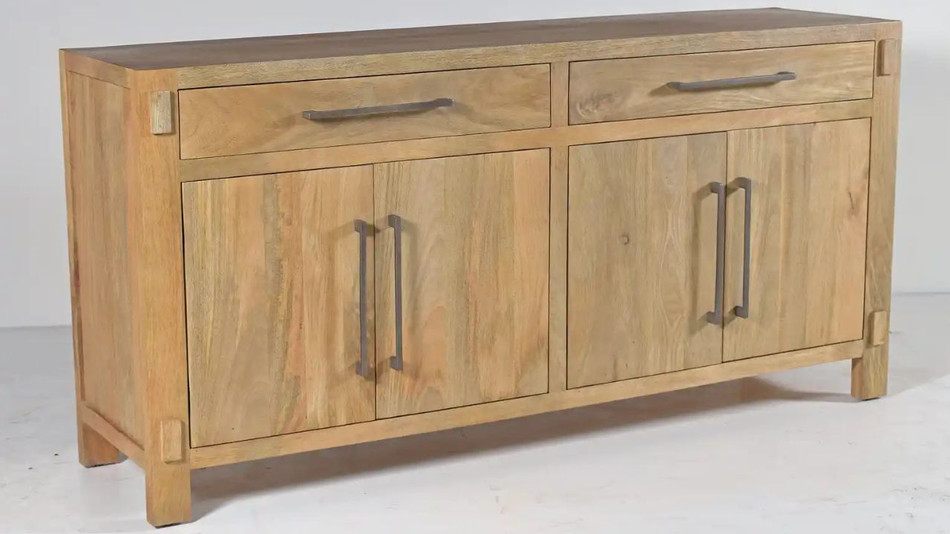 Anna 70" Solid Wood Sideboard, Natural