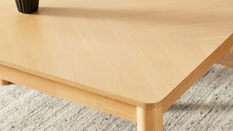 Elmora Extendable Dining Table, 75" Oak