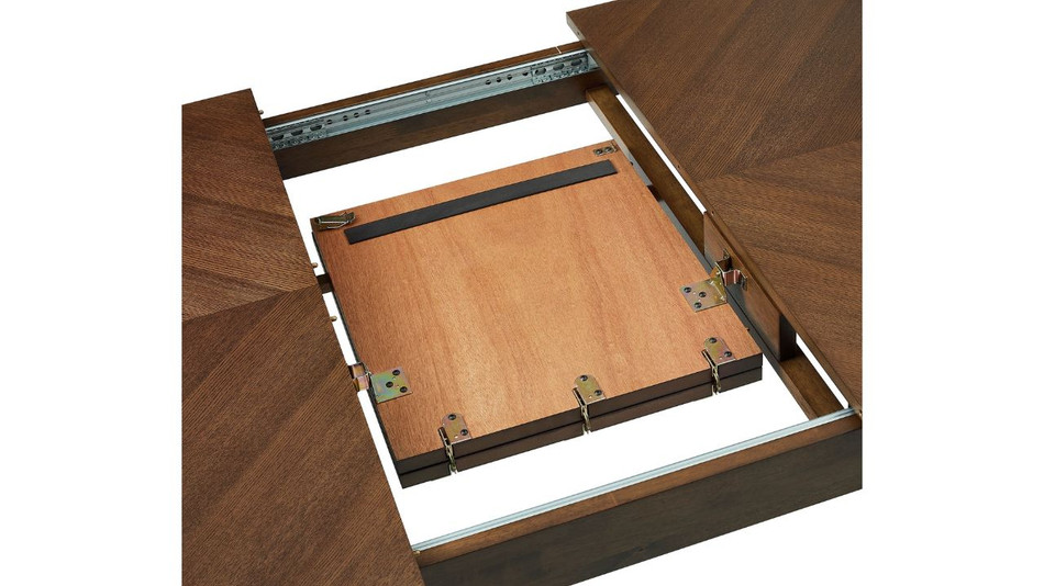 Elmora Extendable Dining Table, 75" Walnut