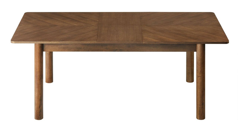 Elmora Extendable Dining Table, 75" Walnut