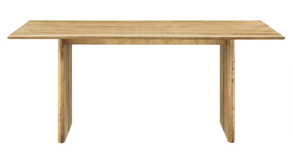 Valdora Wood Dining Table, 72" Oak