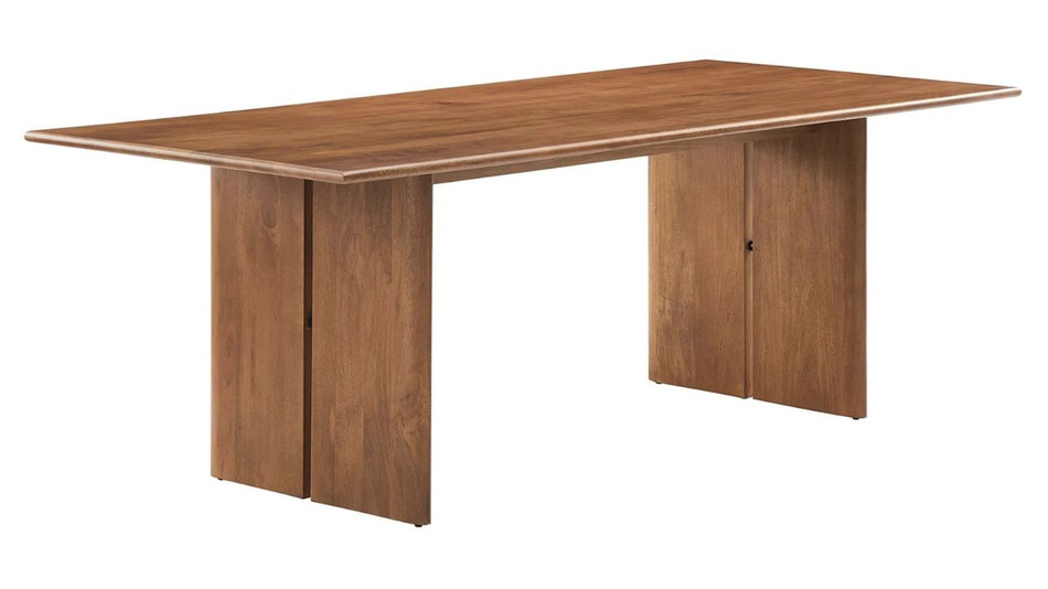 Valdora Wood Dining Table, 86" Walnut