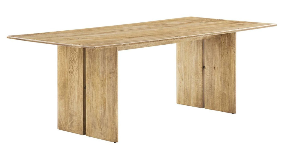 Valdora Wood Dining Table, 86" Oak